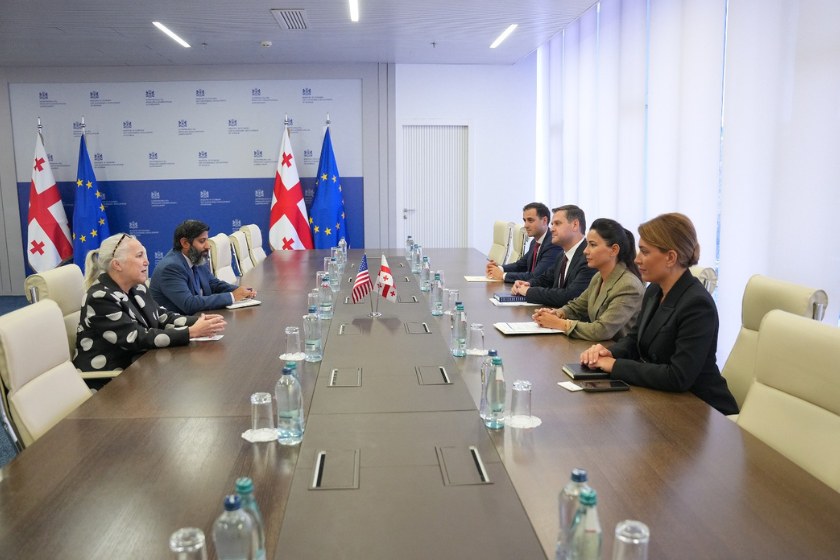 მარიამ ქვრივიშვილმა საქართველოში ამერიკის შეერთებული შტატების ახლადდანიშნულ საქმეთა დროებით რწმუნებულთან, კორტნი ოსტრიანთან გაცნობითი შეხვედრა გამართა