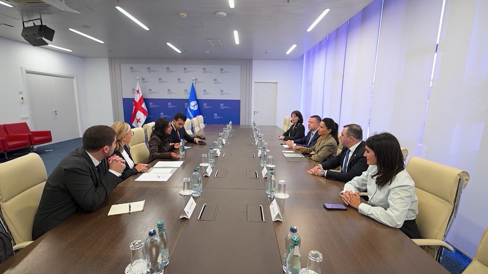 შეხვედრა გაეროს ტურიზმის ორგანიზაციის გენერალურ მდივანთან