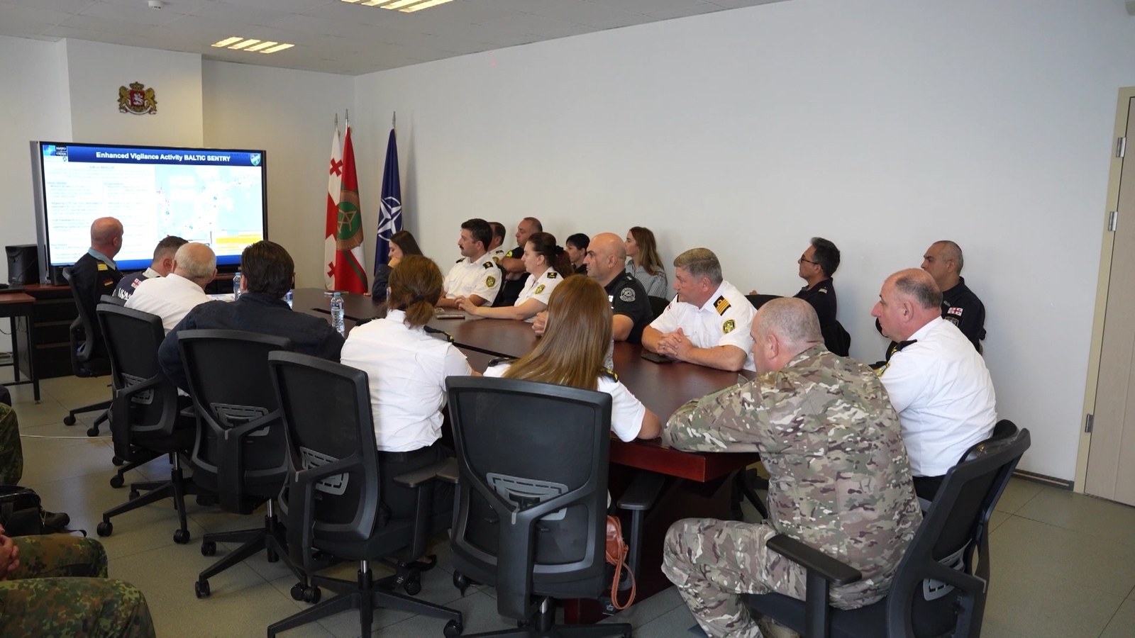 ნატოს მობილური საწვრთნელი ჯგუფის სწავლება