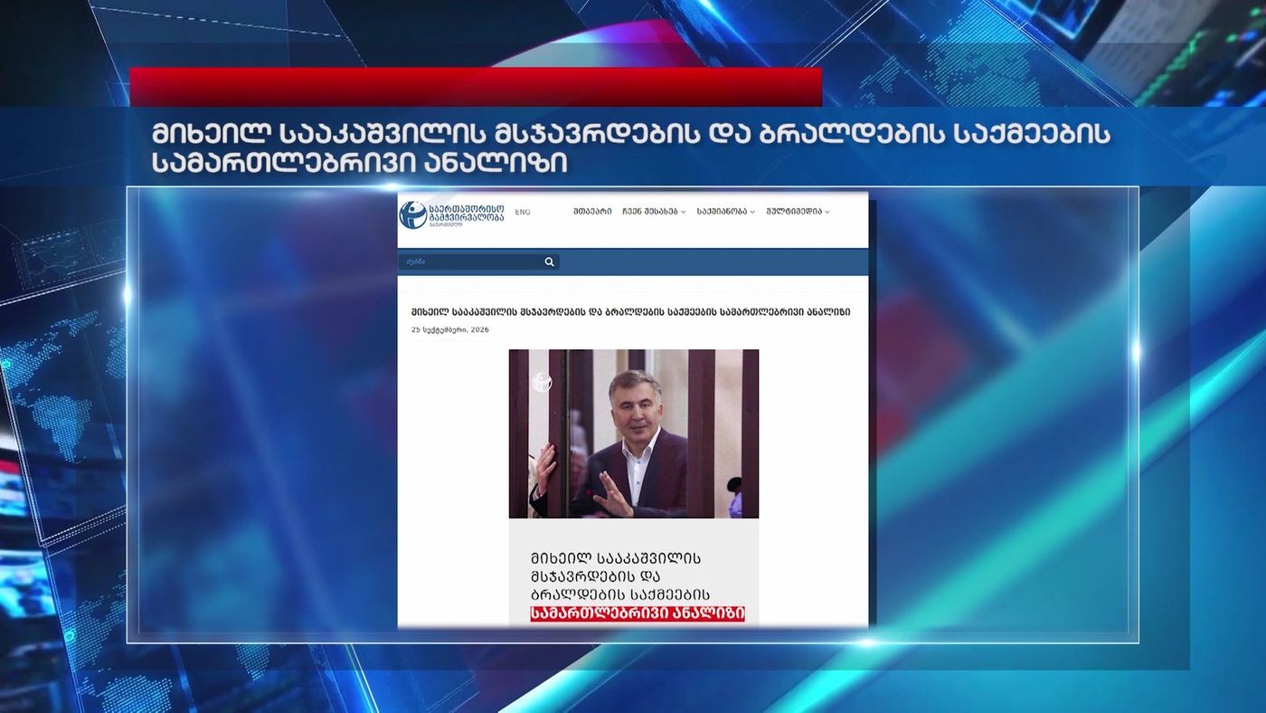 “საერთაშორისო გამჭვირვალობის” ანგარიში - მმართველ გუნდში გიგაურის ორგანიზაციას “ნაციონალური მოძრაობის” დაკვეთოს მოქმედებაში ადანაშაულებენ
