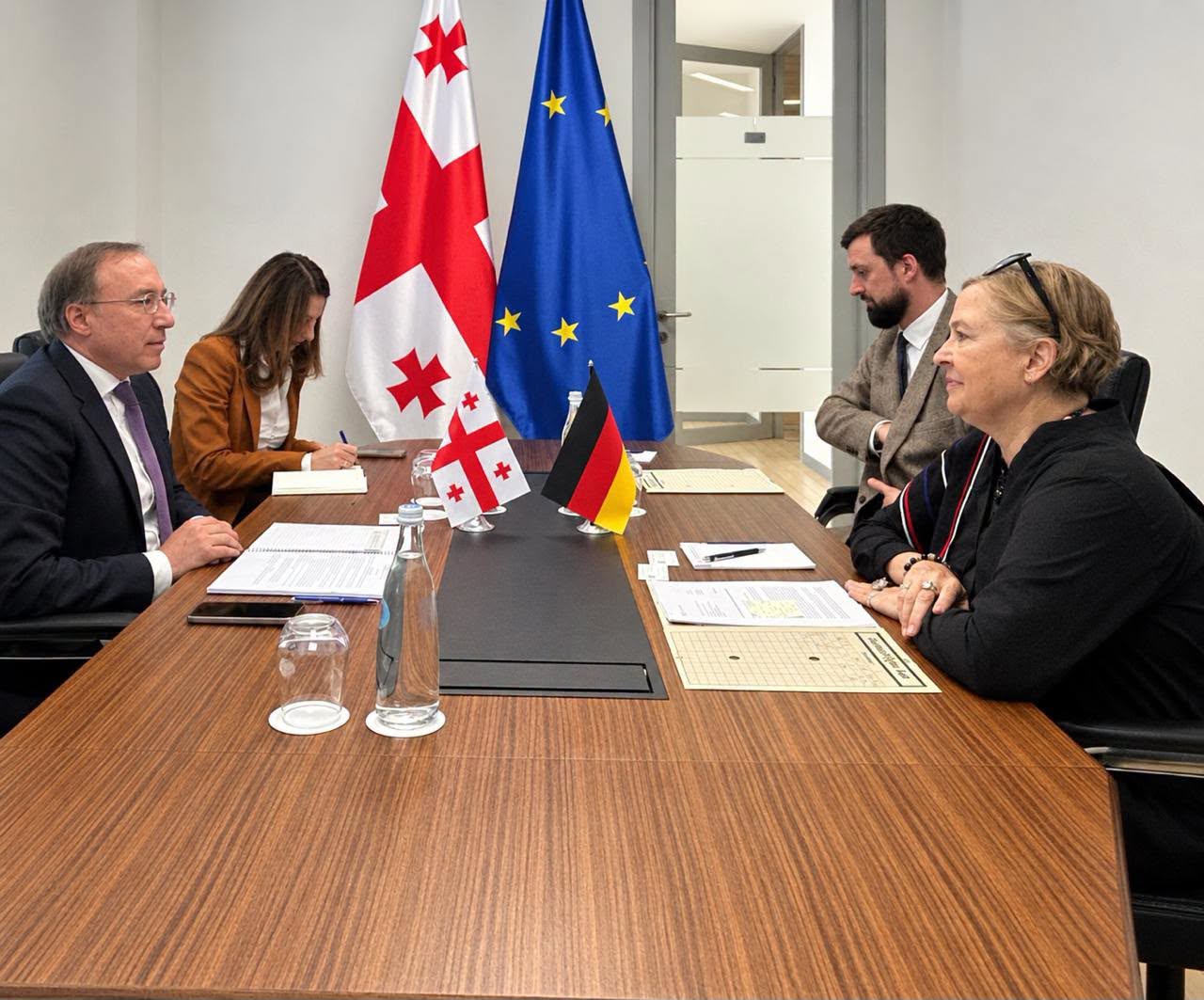 გიორგი ზურაბაშვილმა გერმანიის ახლადდანიშნულ ელჩთან გაცნობითი შეხვედრა გამართა