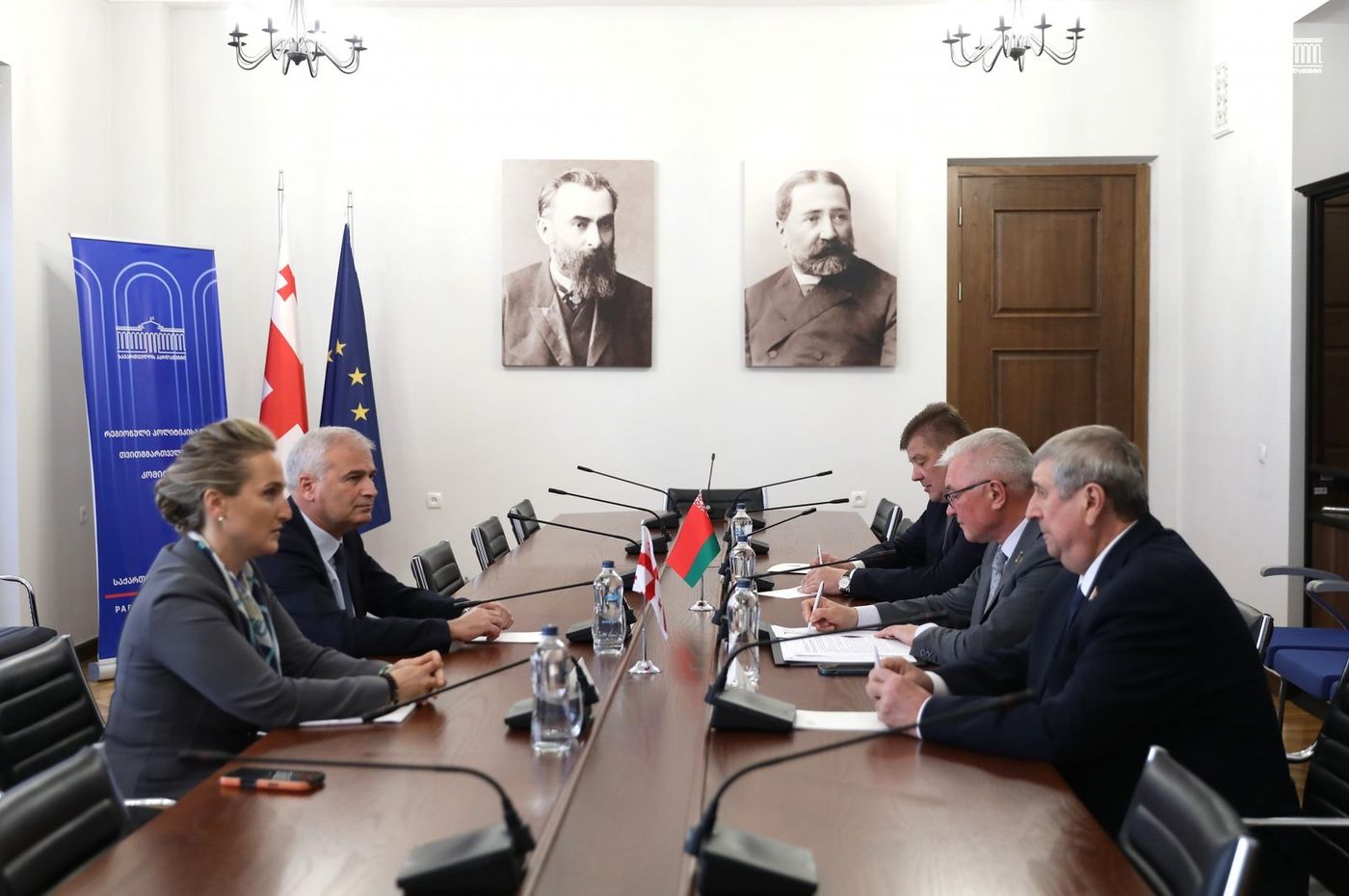 ირაკლი ქადაგიშვილი ბელარუსის პარლამენტის ეროვნული კრების წარმომადგენელთა პალატის დელეგაციას შეხვდა
