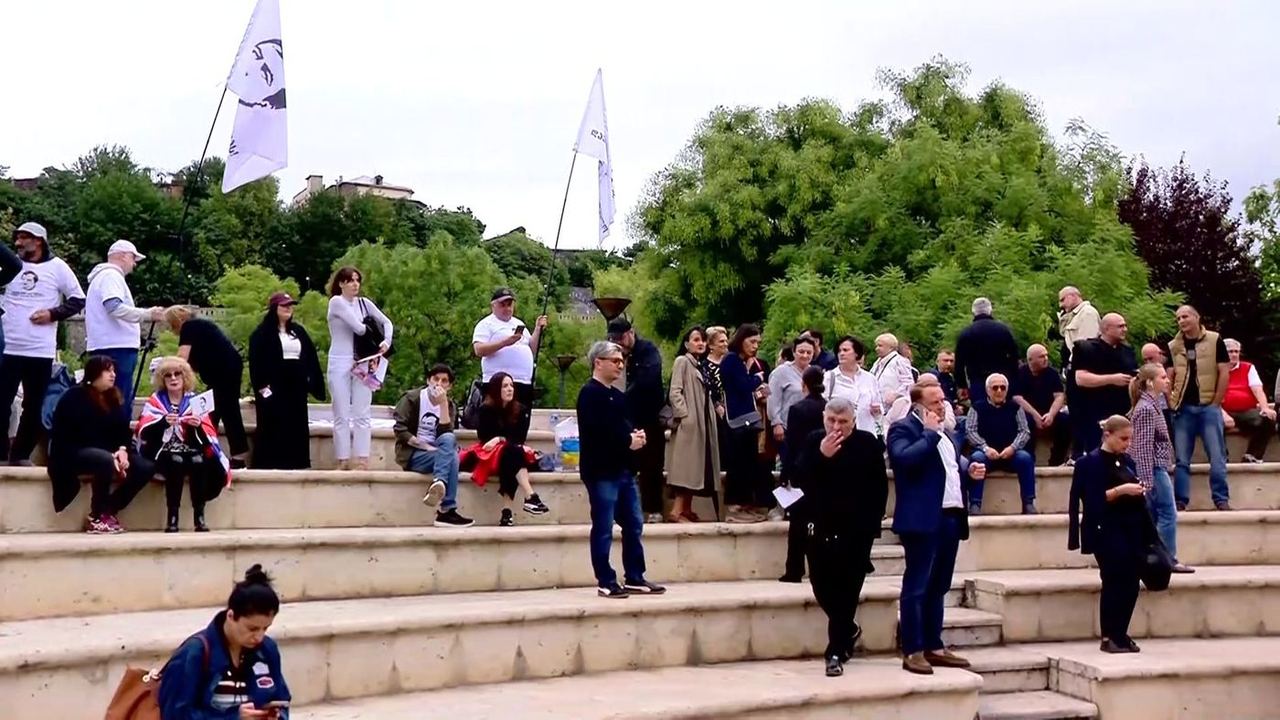 „ერთიანმა ნაციონალურმა მოძრაობამ“ რიყის პარკში აქცია გამართა