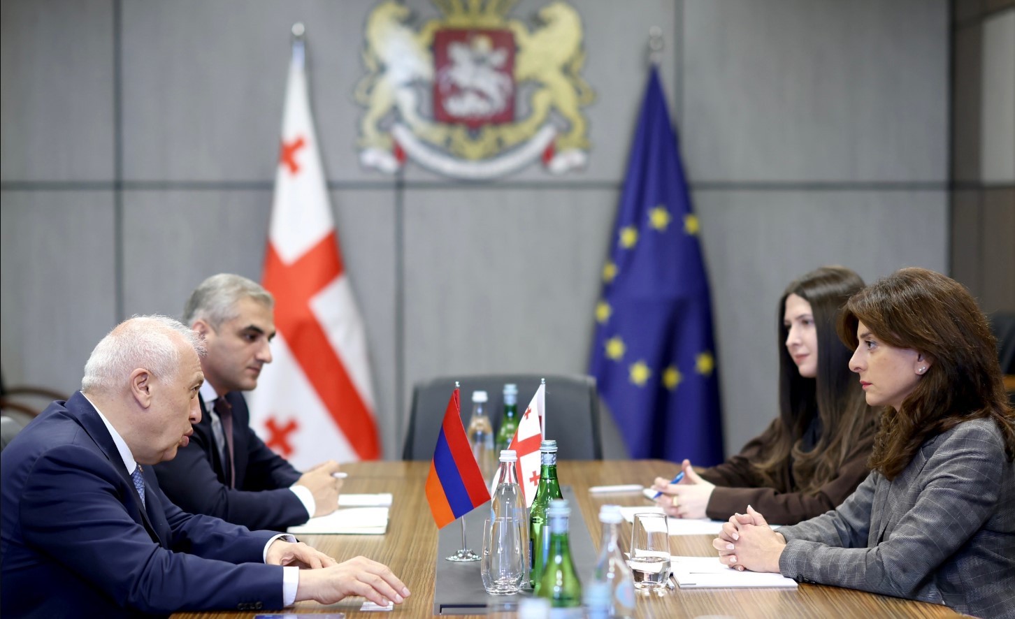 კულტურის მინისტრი მაია ბითაძე სომხეთის რესპუბლიკის საგანგებო და სრულუფლებიან ელჩს საქართველოში აშოტ სმბატიანს შეხვდა
