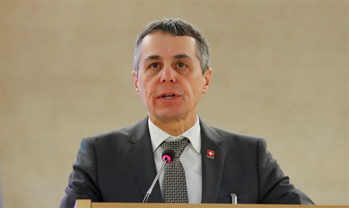 შვეიცარიის საგარეო საქმეთა მინისტრი და ეუთო-ს თავმჯდომარე, იგნაციო კასისი 16 ოქტომბერს საქართველოში ჩამოვა