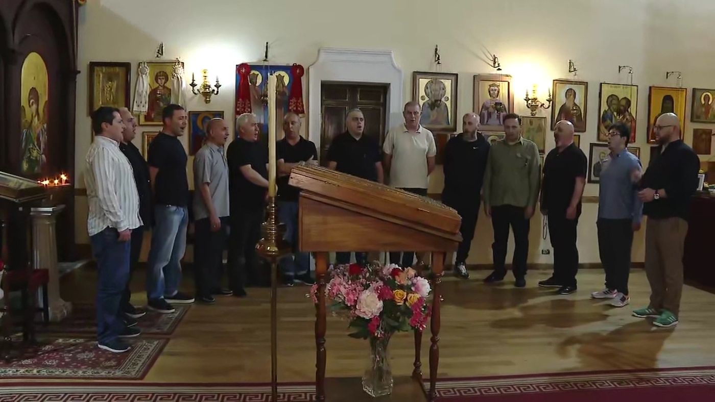ბათუმის კაპელამ რომის შუაგულში მდებარე ქართულ ტაძარში უწმინდესის საგალობელი შეასრულა