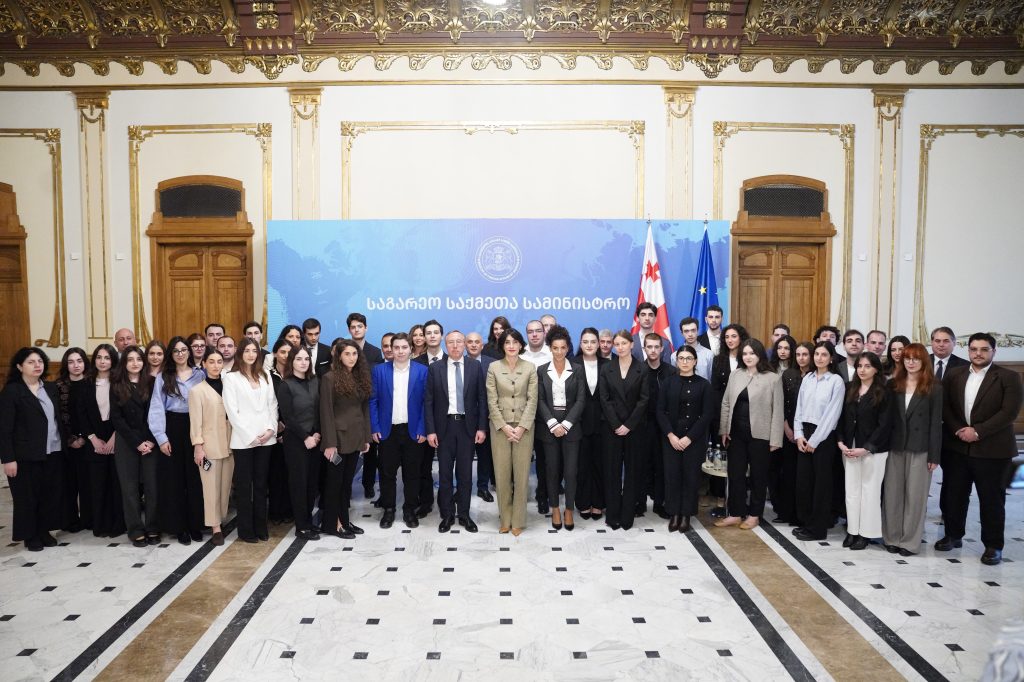 მაკა ბოჭორიშვილი საგარეო საქმეთა სამინისტროში ანაზღაურებადი სტაჟირების პროგრამის მონაწილეებს შეხვდა