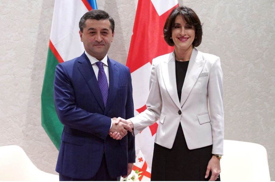 მაკა ბოჭორიშვილი უზბეკეთის საგარეო საქმეთა მინისტრს, ბახტიორ საიდოვს შეხვდა