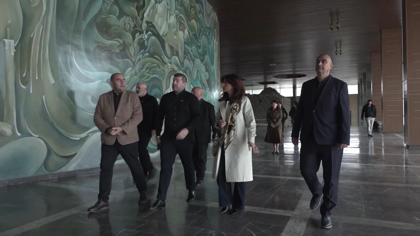 კულტურის მინისტრი თელავში ვაჟა-ფშაველას სახელობის პროფესიულ სახელმწიფო დრამატულ თეატრში იმყოფებოდა