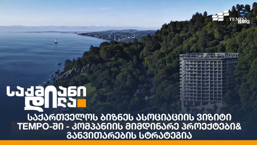 საქართველოს ბიზნეს ასოციაციის ვიზიტი TEMPO-ში - კომპანიის მიმდინარე პროექტები&განვითარების სტრატეგია