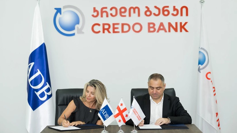 კრედო ბანკსა და ADB-ს შორის, მიკრო, მცირე და საშუალო ზომის საწარმოების მხარდასაჭერად, 120 მილიონი ლარის მოცულობის ხელშეკრულება გაფორმდა