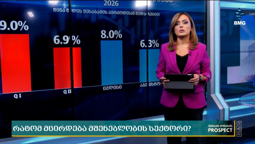 ადგილობრივი ამბები უძრავ ქონებაში: რატომ მცირდება მშენებლობის სექტორი?