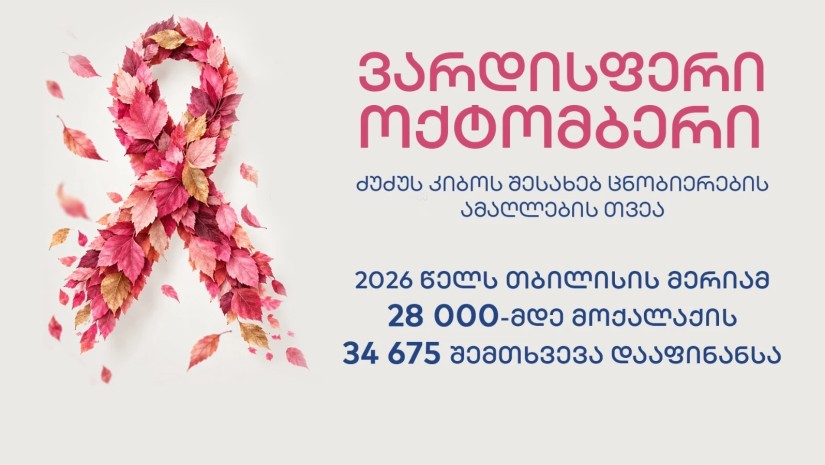 წელს სარძევე ჯირკვლის სკრინინგი 28 000-მდე მოქალაქემ ჩაიტარა - მერიის პროგრამის დეტალები