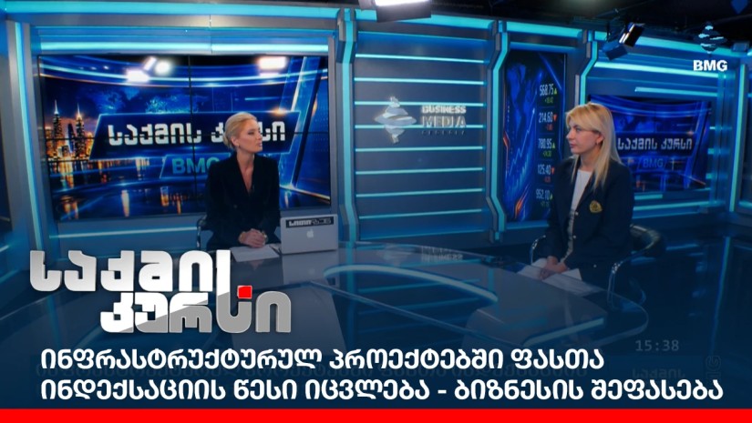 ინფრასტრუქტურულ პროექტებში ფასთა ინდექსაციის წესი იცვლება - ბიზნესის შეფასება