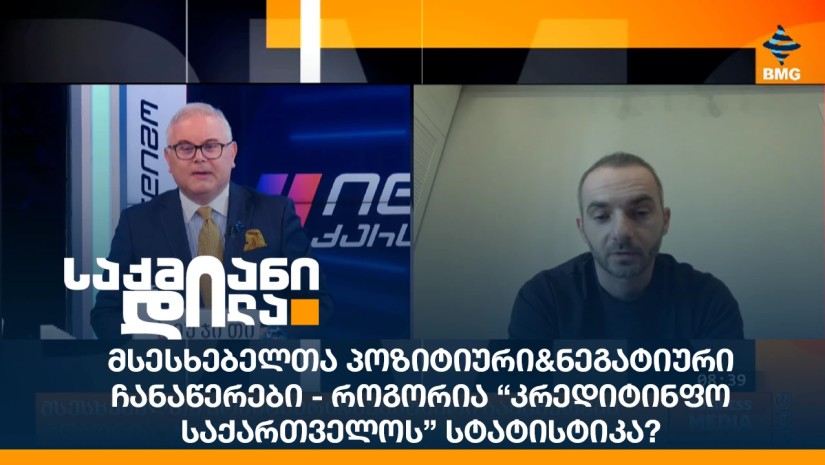 მსესხებელთა პოზიტიური&ნეგატიური ჩანაწერები - როგორია “კრედიტინფო საქართველოს” სტატისტიკა?