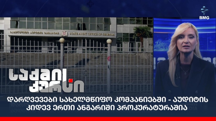 დარღვევები სახელმწიფო კომპანიებში - აუდიტის კიდევ ერთი ანგარიში პროკურატურაშია