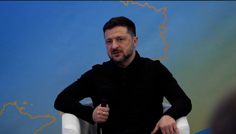 ვოლოდიმირ ზელენსკი აცხადებს, რომ კიევი მზად არის, დათანხმდეს ცეცხლის შეწყვეტას, თუ უკრაინა ტერიტორიის, სულ მცირე, 75%-ზე კონტროლს შეინარჩუნებს