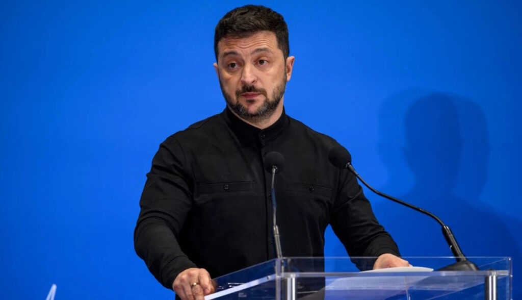 ვოლოდიმირ ზელენსკი – ომის ბუნება დღეს ისეთია, რომ აგრესორიც იზარალებს, ამის შესაძლებლობას ტექნოლოგიები იძლევა, ქვეყნების ლიდერების სიმტკიცეს შეუძლია უზრუნველყოს დეესკალაცია