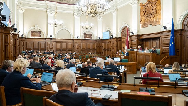 ლატვიის პარლამენტმა რუსული პროდუქციის იმპორტზე დაწესებული აკრძალვა გააფართოვა