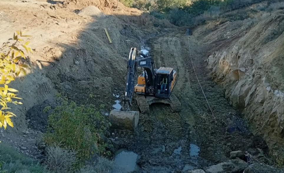 გლდანში, კეცხოველის ქუჩა N58-ის მიმდებარედ რკინაბეტონის დახურული სანიაღვრე კოლექტორის მოწყობა დაიწყო