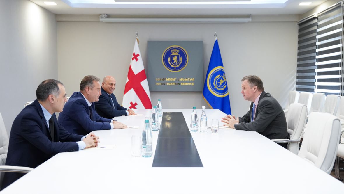 მერაბ გამყრელიძე გაერთიანებული სამეფოს დანაშაულის წინააღმდეგ ბრძოლის ეროვნული სააგენტოს წარმომადგენელს შეხვდა