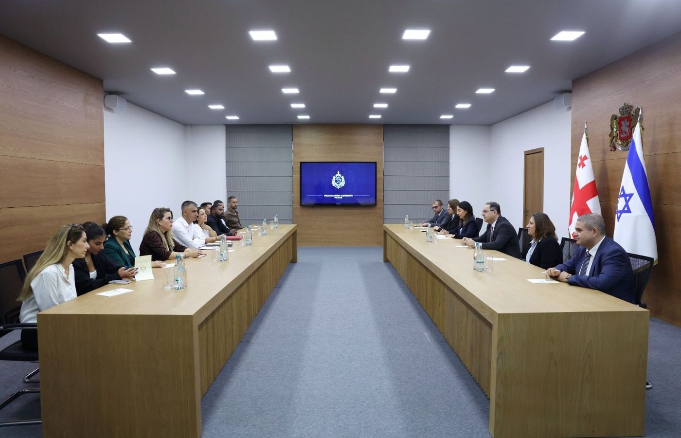 საქართველოს შინაგან საქმეთა სამინისტროს სამუშაო ვიზიტით ისრაელის პოლიციის დელეგაცია ეწვია