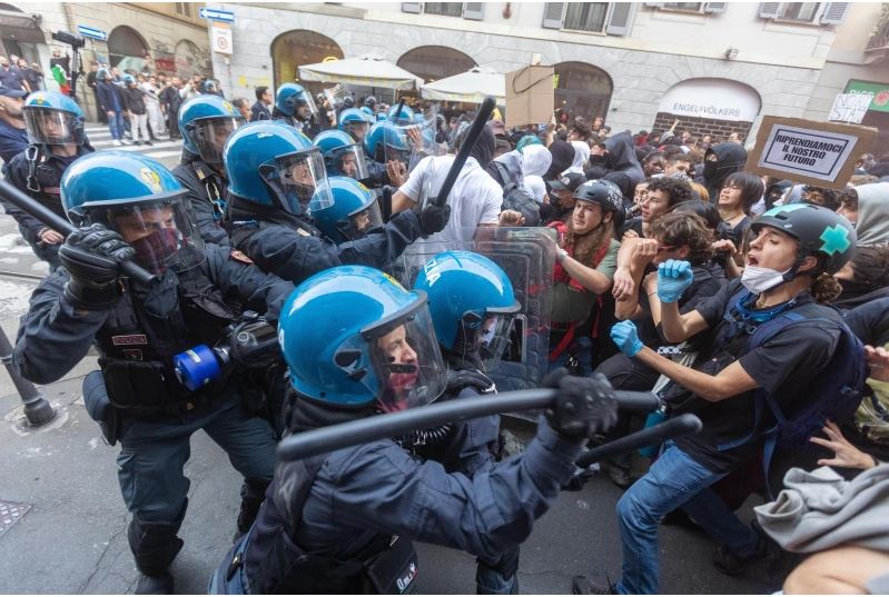 Associated Press: საფრანგეთიდან ალბანეთამდე - სოციალური პროტესტი ევროპის ქუჩებში არეულობას იწვევს