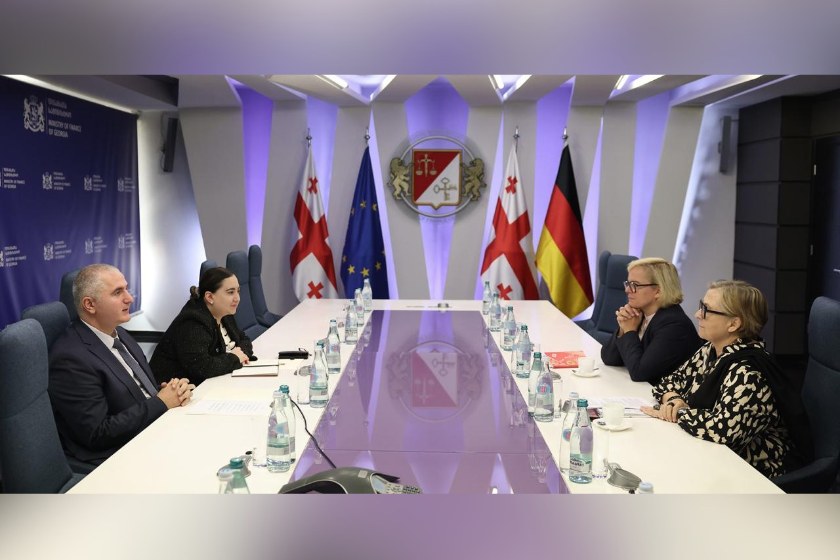 ფინანსთა მინისტრი ლაშა ხუციშვილი საქართველოში გერმანიის ფედერაციული რესპუბლიკის საგანგებო და სრულუფლებიან ელჩს შეხვდა