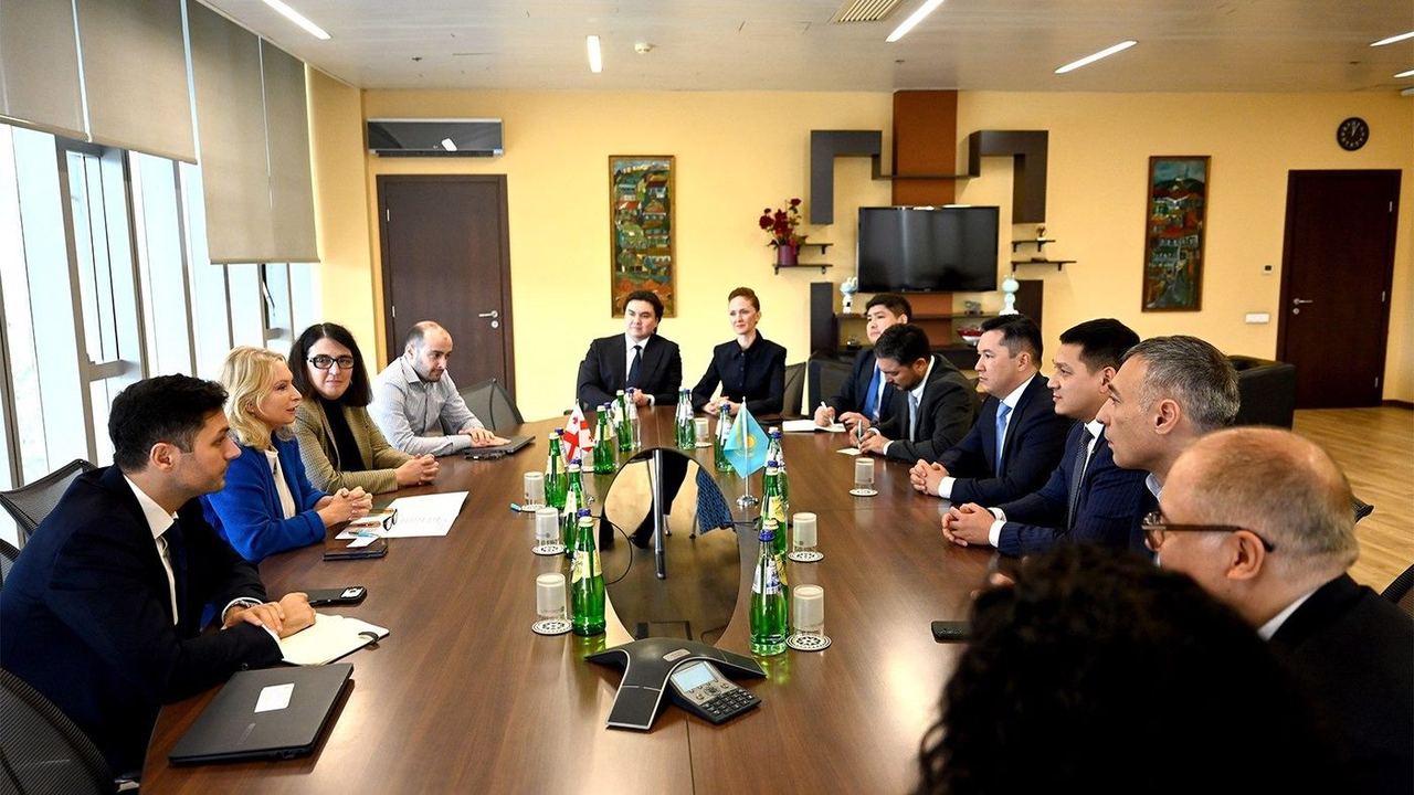 ნათია თურნავამ ასტანის საერთაშორისო ფინანსური ცენტრის მმართველ რენატ ბექტუროვთან შეხვედრა გამართა