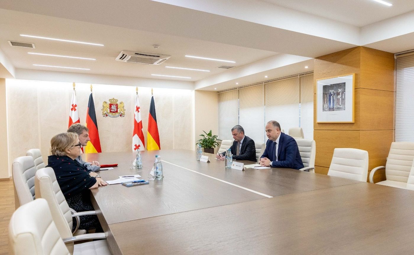 საქართველოს თავდაცვის მინისტრი გერმანიის ელჩს შეხვდა