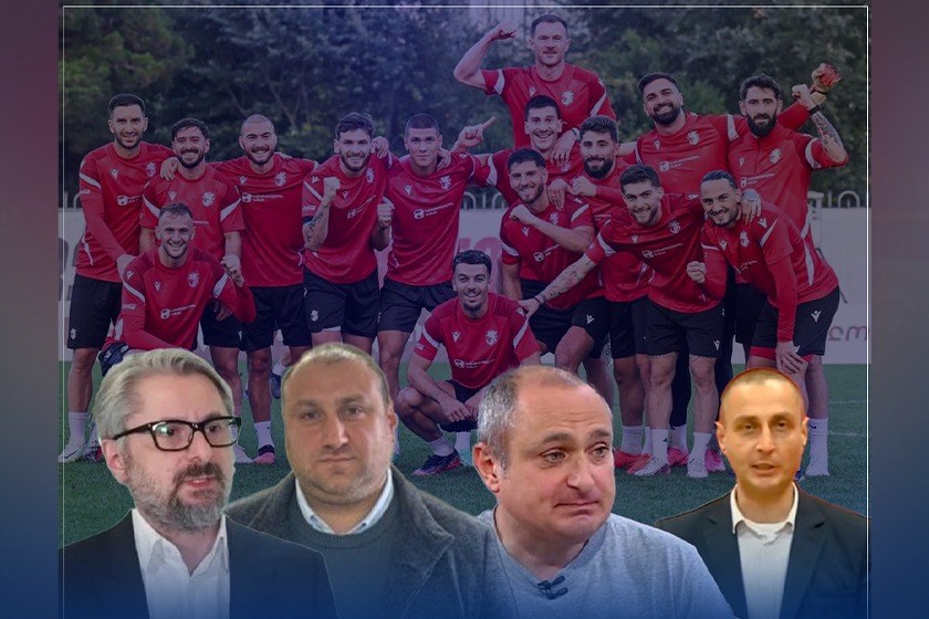 რადიკალური ოპოზიციის წარმომადგენლები საქართველოს ეროვნული ნაკრების წინააღმდეგ