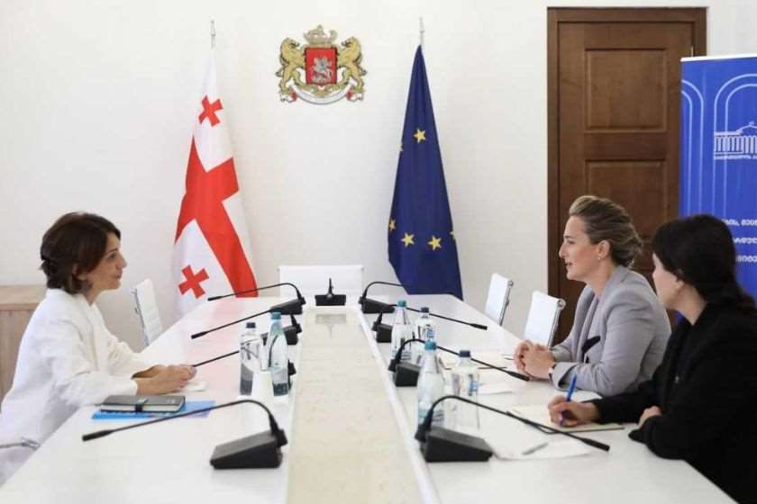 მარიამ ლაშხი საქართველოში გაეროს ბავშვთა ფონდის წარმომადგენელს შეხვდა