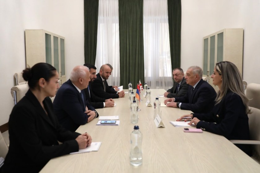 გიორგი ვოლსკი სომხეთის ეროვნული ასამბლეის ვიცე-სპიკერს, ვაჰან ალეკსანიანს შეხვდა