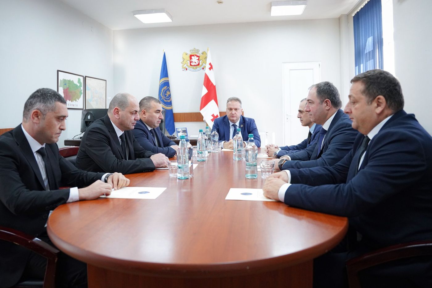 მერაბ გამყრელიძე ქვემო ქართლისა და მცხეთა-მთიანეთის რეგიონული დანაყოფების ხელმძღვანელებსა და თანამშრომლებს შეხვდა
