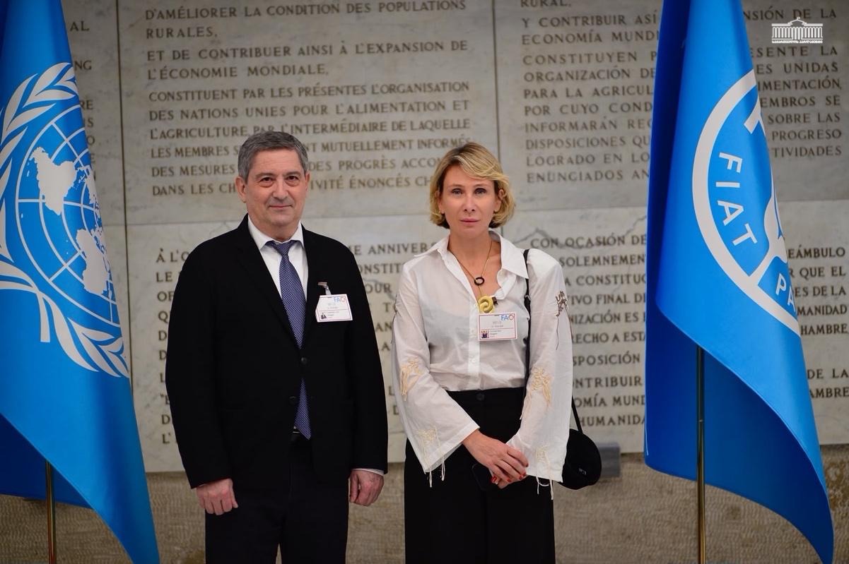 ნინო წილოსანი და გელა სამხარაული რომში სურსათის მსოფლიო ფორუმში მონაწილეობენ