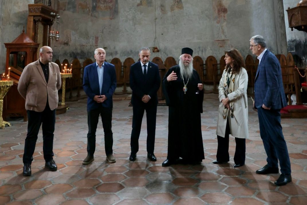 კულტურის მინისტრი მაია ბითაძე ალავერდის სამონასტრო კომპლექსში ჩატარებულ სამუშაოებს გაეცნო