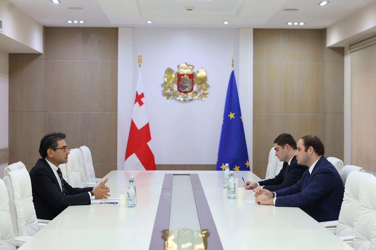 მთავრობის ადმინისტრაციის უფროსი თურქეთის ელჩს შეხვდა