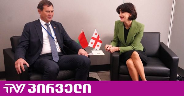 ბოჭორიშვილი ბელარუსის საგარეო საქმეთა მინისტრს მაქსიმ რიჟენკოვს შეხვდა