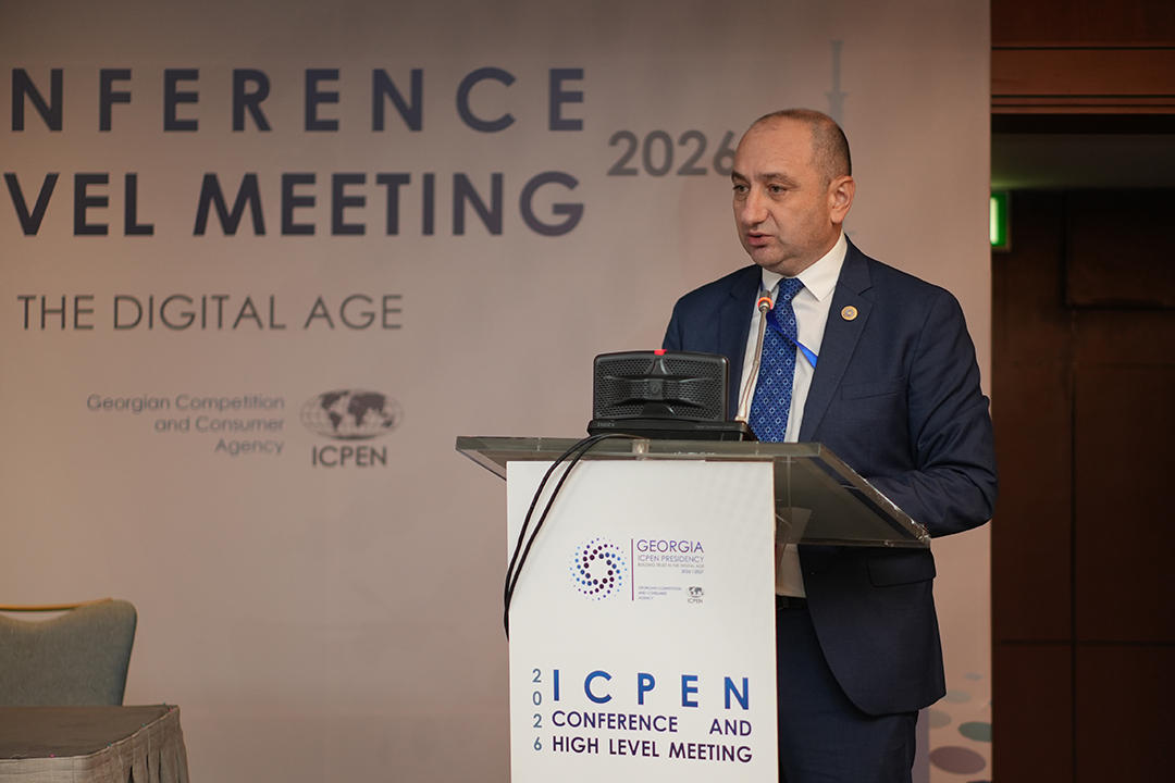 ICPEN-ის მაღალი დონის საერთაშორისო კონფერენციის დასკვნით ღონისძიებას GCCA-ის თავმჯდომარე ირაკლი ლექვინაძე გახსნის