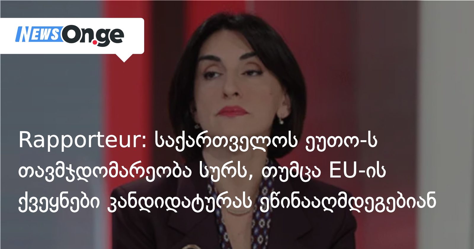 Rapporteur: საქართველოს ეუთო-ს თავმჯდომარეობა სურს, თუმცა EU-ის ქვეყნები მის კანდიდატურას ეწინააღმდეგებიან