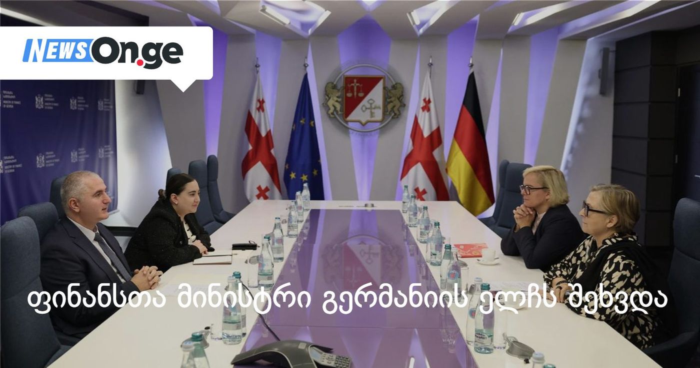 ფინანსთა მინისტრი გერმანიის ელჩს შეხვდა — რაზე ისაუბრეს?