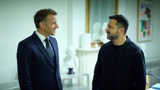 ნიუ-იორკში გაიმართა მაკრონის და ზელენსკის და ტრამპის და მაკრონის შეხვედრები