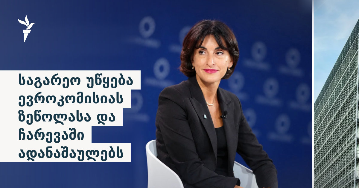 საგარეო უწყება ევროკომისიას ზეწოლასა და ჩარევაში ადანაშაულებს