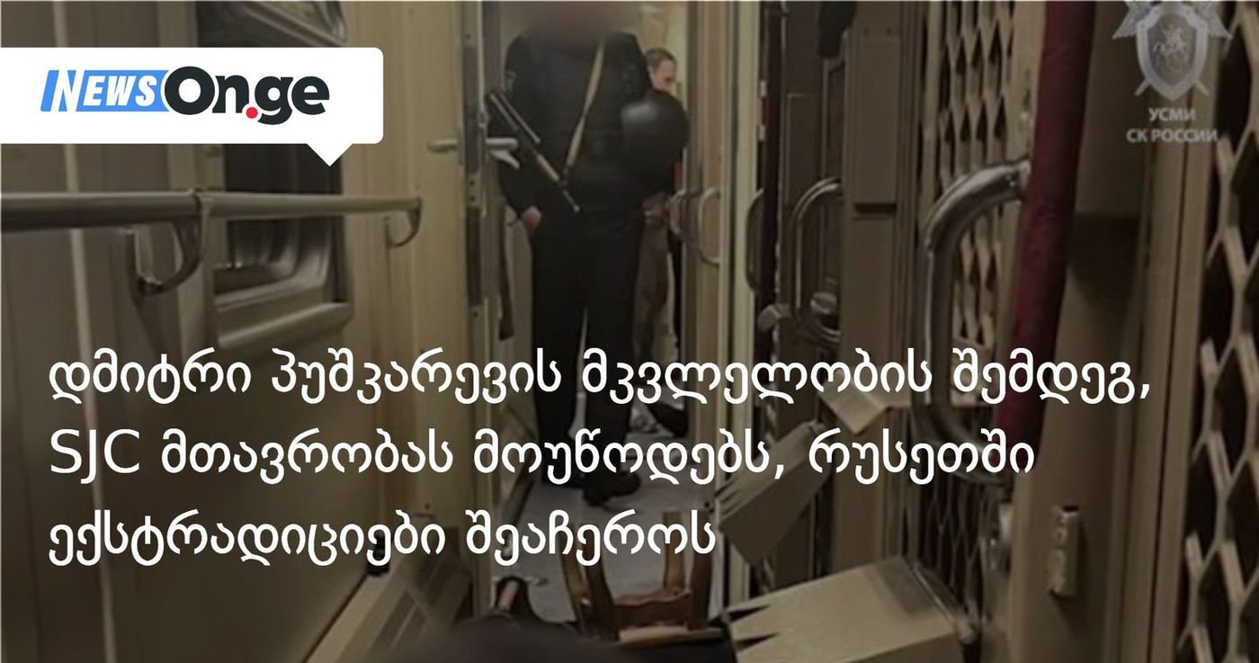 დმიტრი პუშკარევის მკვლელობის შემდეგ, SJC მთავრობას მოუწოდებს, რუსეთში ექსტრადიციები შეაჩეროს