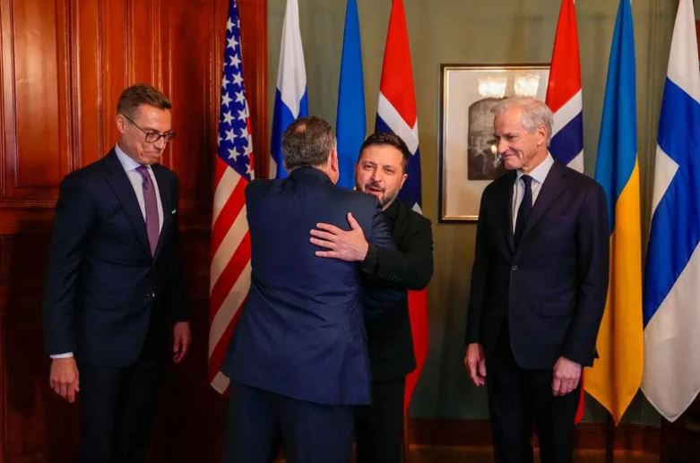 ვოლოდიმირ ზელენსკი ნორვეგიაში სტივ უიტკოფს ხვდება