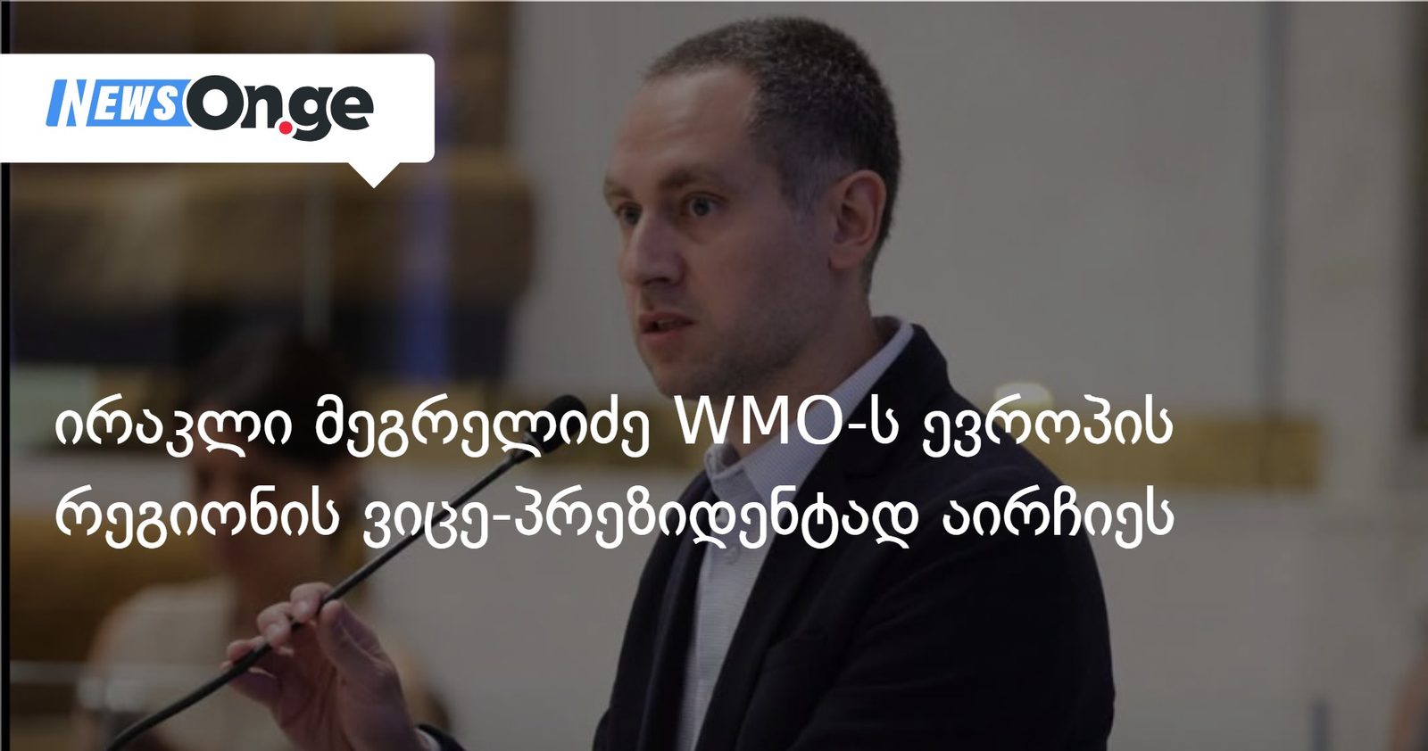 ირაკლი მეგრელიძე WMO-ს ევროპის რეგიონის ვიცე-პრეზიდენტად აირჩიეს