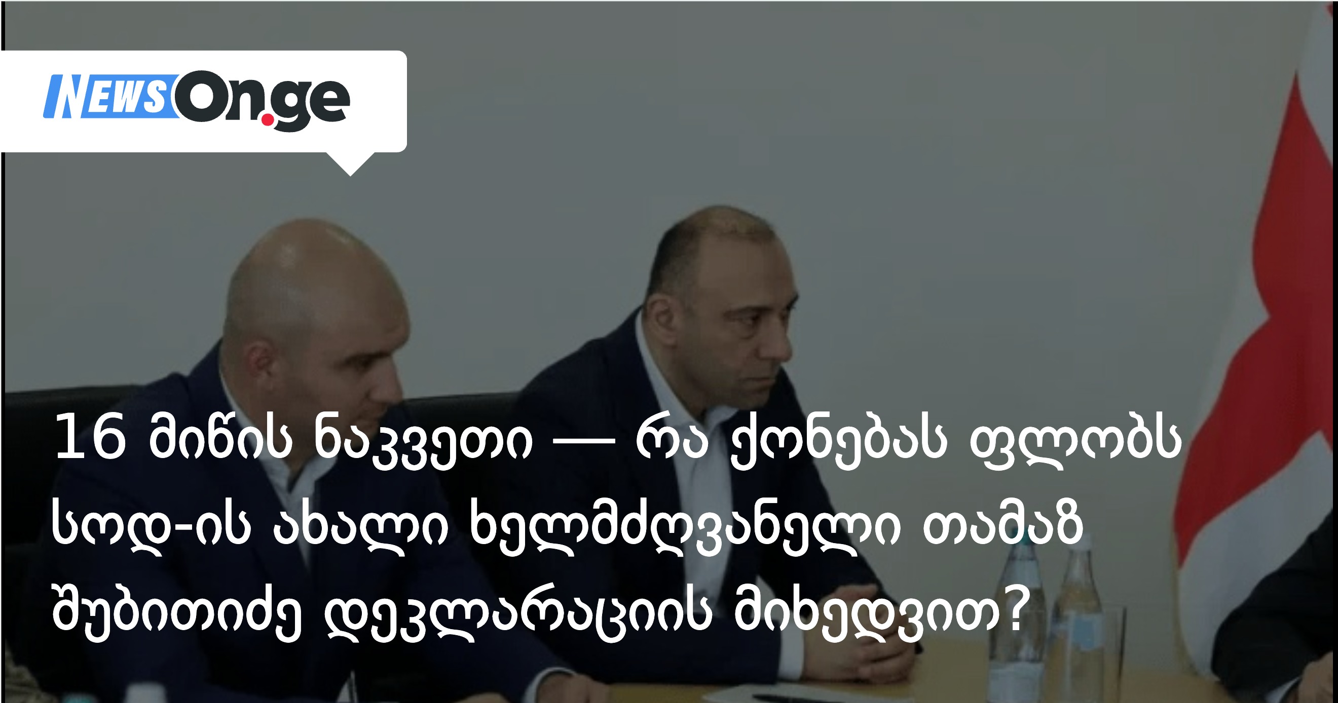 16 მიწის ნაკვეთი — რა ქონებას ფლობს სოდ-ის ახალი ხელმძღვანელი თამაზ შუბითიძე დეკლარაციის მიხედვით?