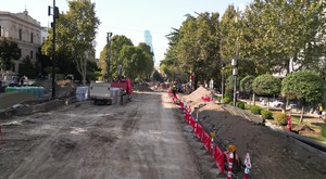 ჯივიპი რუსთაველის გამზირზე წყალმომარაგების ქსელების რეაბილიტაციის დასკვნით ეტაპზეა