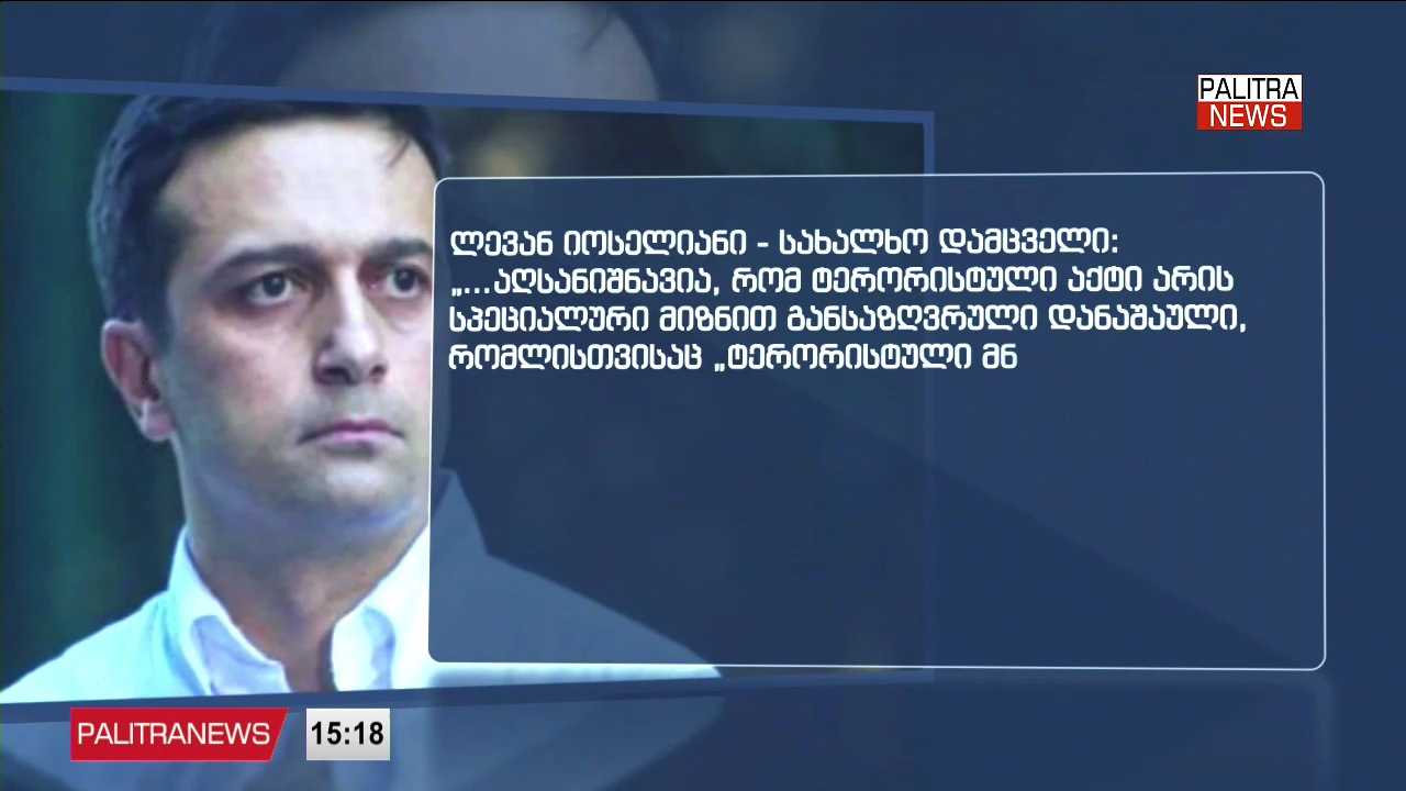 სახალხო დამცველმა თბილისის სააპელაციო სასამართლოს ალექსანდრე ელისაშვილის საქმეზე "სასამართლოს მეგობრის" მოსაზრებით მიმართა