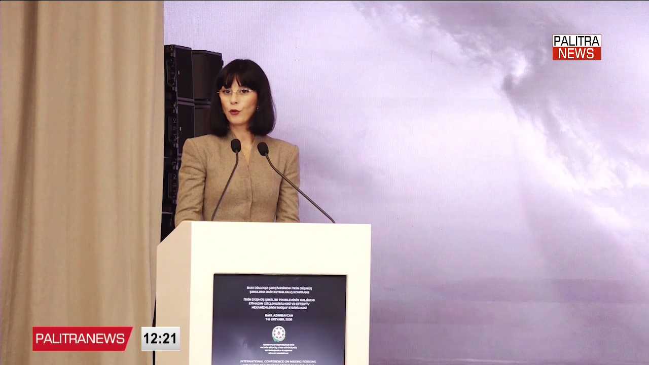 თეა ახვლედიანმა უგზო-უკვლოდ დაკარგულთა საკითხებზე ბაქოს დიალოგის ფარგლებში გამართულ საერთაშორისო კონფერენციაში მონაწილეობა მიიღო